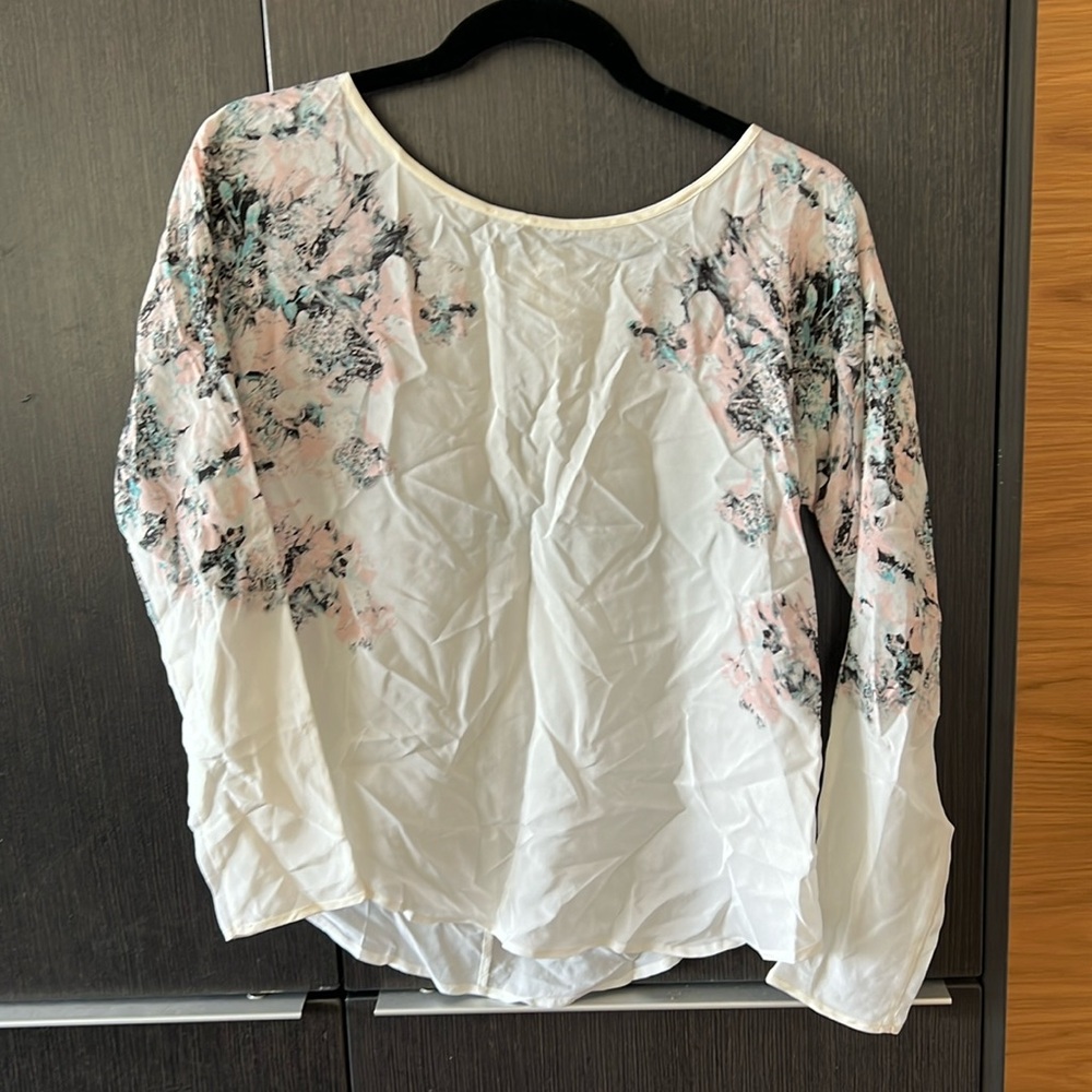 Club Monaco silk top